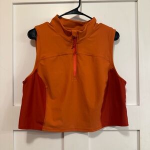 Old Navy Powersoft Go Dry Orange Sleeveless Women's Athletic Top